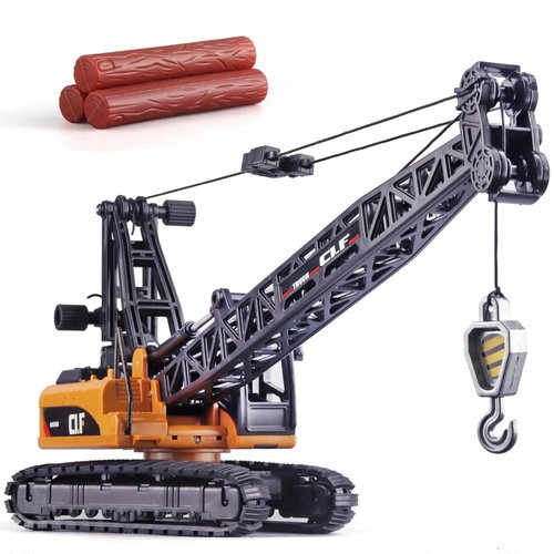 OANMYJJO Crawler Crane Toy Children Crane Truck Toy，Toy Crane Truck with Simulation Lights,Toy for Boys Crane Model Construction Truck Toys,Suitable for Ages 3 and Up Toy Crane for Boys