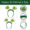 Estivaux 2 PCS St. Patrick's Day Headbands, Glitter Green Headwear Tassel Hair Accessories Holiday Hair Hoops for Saint Patrick's Day Decorations Custome Cosplay Party Supplies