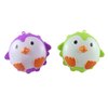 Set of 2 Penguin Bubble Pop Ball - Cute Winter Animal Poppers Squeeze - Silicone Push Poke Bubble Wrap Fidget Toy Bubble Popper Sensory Stress Toy OT (Random Colors)