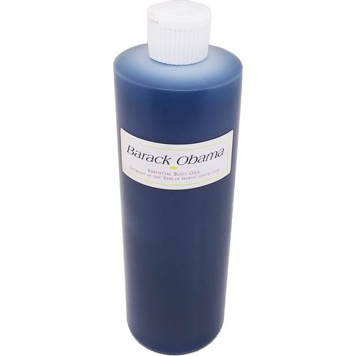 TCEShop Barack Obama For Men Scented Body Oil Fragrance [Flip Cap - Blue - 16 oz.] - ID#3790