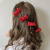 10PCS Velvet Hair Bows Clips for Baby Girls Baby Hair Clips Baby Bows For Girls Adorable Mini Bows for Infant Fine Hair Soft Velvet Non-Slip Alligator Clips Hair Accessories for Toddlers Babies