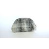 Mixed black gray white marbled hair claw clip