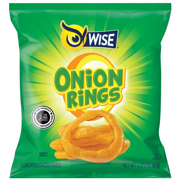 Wise Foods Crispy Onion Rings 5 oz. Bag (3 Bags)