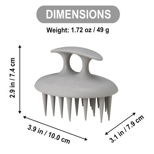 VESS Scalp Beaut Shampoo Brush, Relaxing Scalp Brush, Wide Width and Uneven Shape, for Woman and Men, Made in Japan (Hard Type)