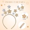IMIKEYA Glitter Star Headband: Headpiece Hair Band Bridal Hair Hoop Costume Headband for Christmas Carnival Party Decoration Photography Prop