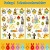 34 Metallic Glitter Styles Easter Temporary Tattoos for Kids, Easter Eggs Decorations Party Supplies Favors, Easter Tattoos Stickers for Boys and Girls (2 Sheets)