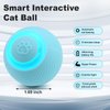 cszajcmrn Pet cat Toys Random Scrolling Indoor pet Toys Cat Toy Ball.Inspire cat Hunting instinctBlue 42 * 42 * 42mm