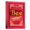 bee MetalLuxe™ Playing Cards - Red Foil Diamond Back, Standard Index