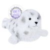 SuzziPals Heatable and Coolable Seal Stuffed Animals，Microwavable Stuffed Animal Heating Pads for Cramps and Pain, Lavender Chubby Seal Plushie for Anxiety Stress Relief, Seal Gifts for Kids Aldults