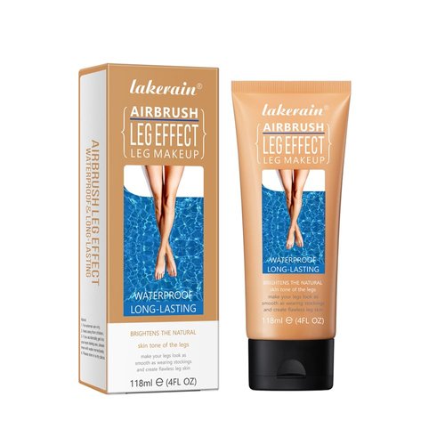 Legs Makeup Instant Makeover: Waterproof, No-Transfer Body & Leg Makeup Foundation -Long-Lasting Perfection for Irresistible Legs All Day (#2 MEDIEM GLOW, 118ML)