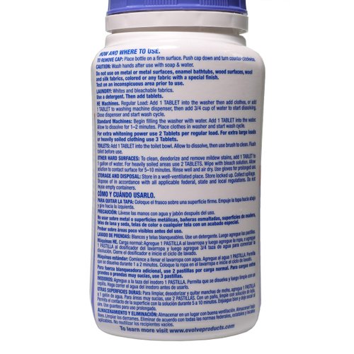 Evolve Concentrated Bleach Tablets - 32-ct (Pack of 2 Original Scent) (Summer Lavender)