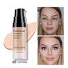 Pro Full Cover Liquid Concealer, Waterproof Smooth Matte Flawless Finish Creamy Concealer Foundation Corrector for Eye Dark Circles Spots Face Concealer Makeup Base, 6ml/0.20Fl Oz