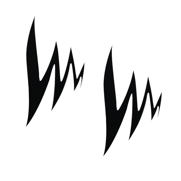 Denki Kaminari Hair Clip Anime Cosplay Hairpin Prop 2pcs Black