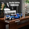 Mould King 908RC Racing Car Building Kits, MOC Super Sports Car Toys Model, Vehicle Blocks Set Suitable for Boys to Build, House Decoration Gifts for Kids and Adults 27074 (353 Pcs)