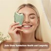 Gua Sha Facial Tools,Guasha Tool for Face,Jade Gua Sha Stone Comb Edge, Face Sculpting Tool Skin Care Tools for Face Lift Device Gifts