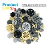 Technical-Parts-Beams-Gears Bricks Bulk Pins Connectors, Compatible with Car-Motors Accessories Building Blocks Sets MOC Buildings Toys for Adults Kids Age 6+