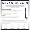Kevyn Aucoin True Feather Brow Marker Gel Duo, Warm Brunette: Dual-ended. Shapes, defines + sets brows for full, natural finish. Precise makeup brush tip. Invisible gel formula creates flexible hold.