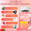 500mg Magnesium Oxide Gummies for Adults & Kids - Sugar Free Magnesium Gummies Supplement for Nerve, Bone & Muscle Support, Vegan, Non-GMO, Strawberry Flavor, 120 Count