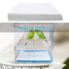 Gigicloud 100 Pieces Bird Cage Liner Paper, Disposable Bird Cage Paper Liners Precut Absorbent Fecal Tray Cages Cushion Pad Mat Cuttable Pet Animal Cages Cushion for Bird Parrot, 10.5'' X 8''