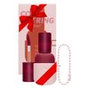 I'M MEME Lip Stain - Color Key Ring Velvet Tint - Gift, Highly-pigmented, Long Lasting, Travel-Friendly, Velvet Finish, 07 Muted Plum, 2.8 g