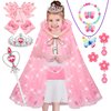 YAOOBEY Princess Dress Up Clothes for Girls 4-6,Halloween Princess Costumes for Girl 3 4 5 6 7 Year Old Christmas Birthday Gifts