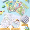 Fulmoon 24 Pcs 8 Styles Mini Dinosaur Coloring Books Dinosaur Party Favors Painting Drawing Coloring Book Total 336 Pages Creative Activity Birthday Supplies, 6.7 x 4.9 in(Dinosaur)