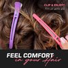 Fagaci Firm Grip Hair Clips with Silicone Band - Durable Duckbill and Alligator Clips for Sectioning, Styling, and Salon Use