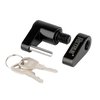 RETRUE Trailer Tongue Coupler Lock, Trailer Hitch Lock,Dia 1/4 Inch, 3/4 Inch Span for Tow Boat RV Truck Car's Coupler (1 Pack, Black)