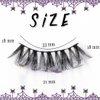 Uranian False Eyelashes Natural Look Faux Mink Lashes Fluffy Dramatic Decoration Long Lashes Halloween Costume Fake Eyelashes for Women and Girls(Style 3)