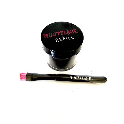 Rootflage Temporary Root Touch Up Refill Jar (Jet Black)