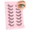 Lash natural wispy eyelashes, Frihappy false eyelashes, Wispy Strips, Faux Mink Lashes, black band lashes, pestañas postizas naturales, 7 pairs, Frihappy 2024 lashes #Aguila