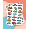 xo, Fetti Cars and Trucks Temporary Tattoos for Kids - 42 Foil style | Birthday Party Supplies, Race Car Party Favors + Construction Decor