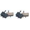 Resin Organic Semi-Metal Brake Pads for AVID BB7 Juicy 3 5 7, Smooth Braking,Low Noise, Long Life, Kevlar, Copper (1 Pair)
