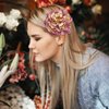 3 Pcs Peony Flower Hair Clips 2 in 1 Bridal Flower Brooch Floral Hairpins Wedding Party Headwear Accessories for Women Girls