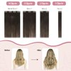 HUAYI Dark Brown Clip in Hair Extensions Real Human Hair 70g Remy Human Hair Clip in Hair Extensions 15 Inches Soft Silky Straight for Fashion Women 7pcs 16clips Brown Hair Extensions