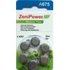 ZeniPower Size 675 Mercury Free 1.45V Hearing Aid Batteries Zinc Air (60 Batteries)
