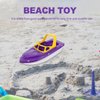 TOYANDONA Boat Bath Toy, Toddler Toys Bath Toys, Plastic Speed Boat Bath Toy, Sailing Boat Floating Toy Fun and Educational Bath Toys for Toddlers Bathtub Pool Beach Toy