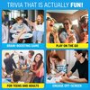 Super Trivia Games for Adults with 1200 Questions - Fun Board Game with Trivia Cards - Trivia Game for Family with Teens and Adults - Fun Party Games for Teenage Boy Gifts