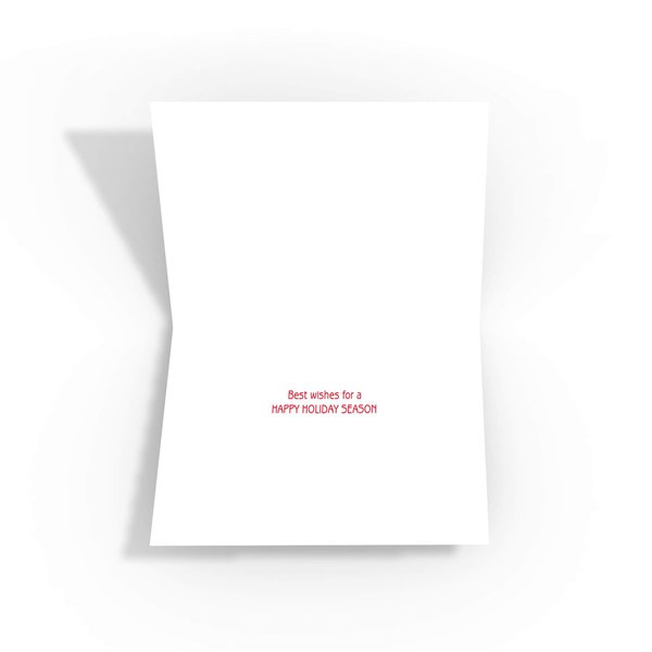 Firemen to The Rescue Christmas Card - Firefighter Christmas Cards -18 Cards & Envelopes