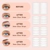Eyelid Tape: Eyelid Lifter Strips - Double Eyelid Tape - Self-Adhesive Eyelid Tape for Hooded Eyes Invisible - Eye Lift Tape for Droopy Lids - 400PCs (with Fork Rods and Tweezers)