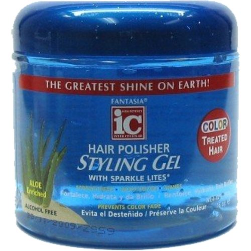 Fantasia Hair Polisher Styling Gel for Color Treated Hair, 16 oz