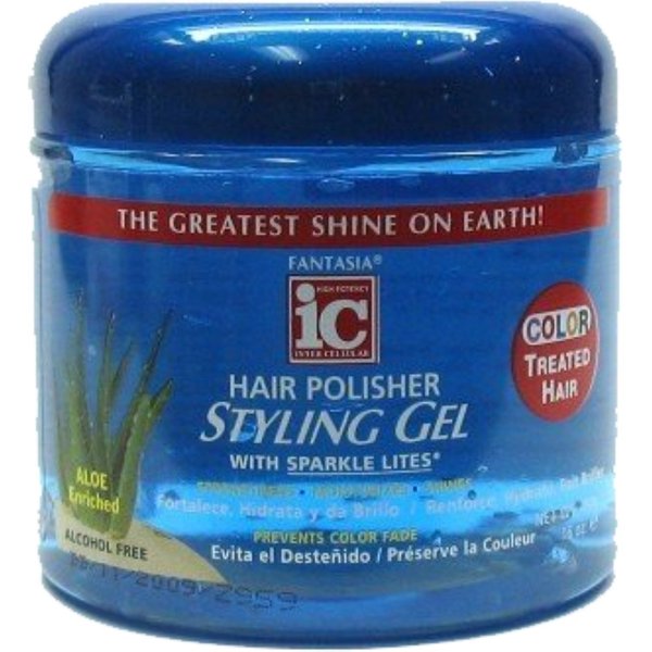Fantasia Hair Polisher Styling Gel for Color Treated Hair, 16 oz