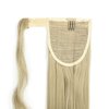 OMGREAT 24" Hair Extensions Ponytail Straight Drawstring Ponytail Hair Piece Wrap Around Long Hair Extensions for Women (Sandy Blonde Mix Bleach Blonde)