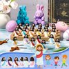 Bememo 25 Pcs Little Jesus Figures Original Design Mini Rubber Jesus Toys to Hide and Seek Religious Party Favors Sunday School Baptism Gifts(Comprehensive Colors)