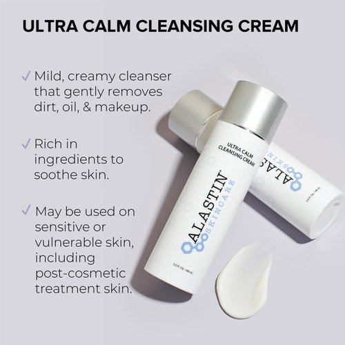 ALASTIN Skincare Ultra Calm Cleansing Cream Face Wash (5 oz) | Hydrating, Nourishing Daily Face Cleanser | Gentle Formula Safe for Sensitive Skin