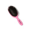Dry & Wet Brush, Detangler, Dual-Length Flexible Synthetic Bristle Brush, Prevents Hair Breakage, For All Hair Types, For Women, Men and Kids - Pink