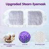 60 Pcs Disposable Steam Eye Mask Bulk Heated Eye Masks for Dry Eyes Spa Warming Eye Mask Self Heating Eye Masks with Warm Moist Warm Compress for Eye Stress Dark Circle Relief Sleep Mask(Lavender)