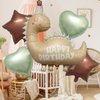 Dinosaur Birthday Balloons Nude Dino Baby Shower Balloon 35 Inch Dinosaur Girl Boys Foil Balloons Kids Dinosaur Party Decorations Supplies 2 Pcs
