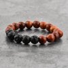 Mystiqs Kids and Adult Matching Lava Rock Beaded Stone Bracelets Essential Oil Diffuser Set for Aromatherapy Ideal for Anti-Stress or Anti-Anxiety