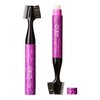 Red by Kiss Edge Brush with Edge Fixer Wax 3 in 1 Edge Control Styler, Boar Bristle Brush, Purple, for Women Styling